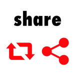 social media share