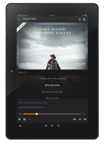 amazon music kindle testi canzoni